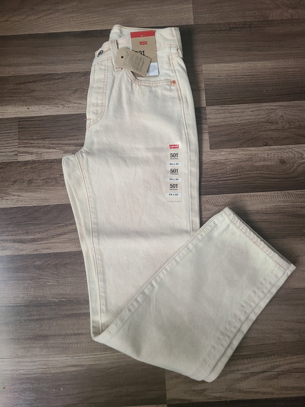 Levi's 501 Original Fit Women's Jeans in Beige